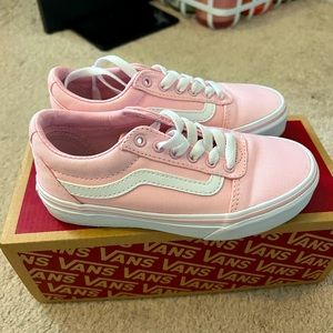 Girls Pink Vans Sneakers